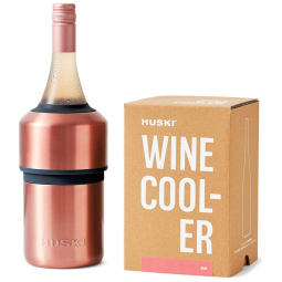 Porta Garrafa Térmico para Vinho em Aço Inoxidável, Cor, HUSKI, Rosa