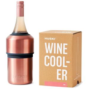 Porta Garrafa Térmico para Vinho em Aço Inoxidável, Cor, HUSKI, Rosa