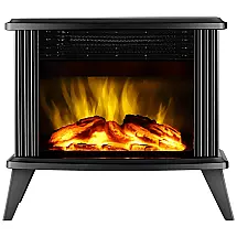 Mini Lareira Elétrica 36cm com Chamas 3D Ajustáveis, 1500W, 110v, DONYER POWER, Preta