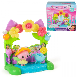 Gabbys Dollhouse, Jardim da Rainha Gatinha Fada na Sacada, com Acessórios para Boneca e Brinquedo, para Meninas e Meninos a partir de 3 anos