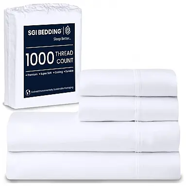 Conjunto de Lençóis em Algodão