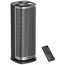 Aquecedor de Cerâmica Elétrico Portátil, 3 Configurações e Controle Remoto,1500W, 110v, DREO DR HSH002, Preto
