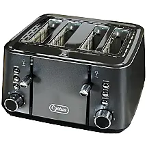 Torradeira Elétrica 4 Fatias com 9 Níveis de Tostagem, 110v, CYETUS KC5710, Preto