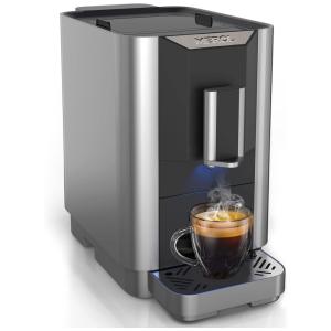Máquina de Café Automática 19 BAR com Moedor Ajustável e Tela Touchscreen, 110V 1250W, MEROL, Prata