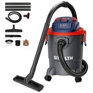 Aspirador de Pó Seco e Úmido 19L, 5.5CV de Potência com Extensores, 110v, STEALTH ECV05P1, Preto