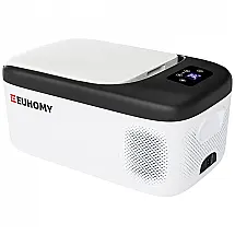Cooler Elétrico Automotivo Portátil 16 Litros, EUHOMY, Branco