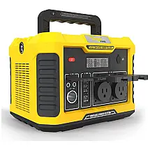 Togo Power A650 Gerador de Energia Solar Portátil 634Wh a Bateria de Lítio 2 Tomada AC 120V, 500W