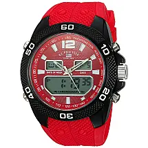Relógio An Maclino Homem Analógico Qartzo, U.S. POLO ASSN. US9594, Vermelho