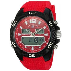 Relógio An Maclino Homem Analógico Qartzo, U.S. POLO ASSN. US9594, Vermelho