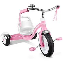 Triciclo Infantil Grande para Crianças de 2 a 5 Anos, Radio Flyer, Rosa