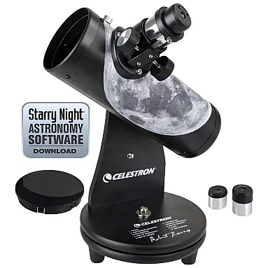 Telescópio Astronômico 15x75 com Mapa