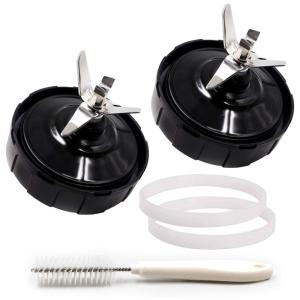 Ninja 2 PACKS 7 FINS Lâminas Extratoras Peça de Substituição Lâmina Inferior para Misturador Ninja para Nutri Ninja Auto iQ BL642 NN102
