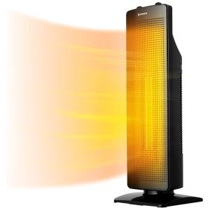 Aquecedor Elétrico de Cerâmica com 3 Modos e Temporizador, 1500W 110V, AIRMATE, Preto