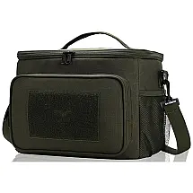 MIER Bolsa Térmica Portátil 15 Litros, Mantém Temperatura por Até 5 Horas, Cor Verde