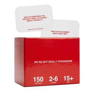 Were Jogo de Cartas Interativo para Adultos, WERE NOT REALLY STRANGERS WNRS 001, Vermelho