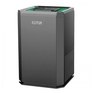 Purificador de Ar com Display LED, Silencioso, OELITUN, Cinza