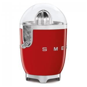 Espremedor de Suco de Citrus SMEG 50s Retro Style em Vermelho, com Bica Antirrespingo, Ativação Automática e Coagem Eficiente