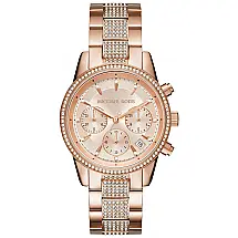 Relógio Feminino Analógico Quartzo de Aço Inoxidável, MICHAEL KORS MK6485, Rosa