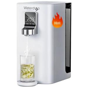 Filtro de Água de Bancada sem Instalação com Osmose Reversa de 4 Estágios, Dispensador e 4 Opções de Temperatura, 110V Waterdrop K19H