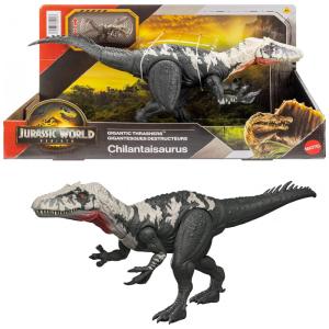 Mattel Jurassic World Gigantic Thrashers Chilantalsaurus - Dinossauro Gigante com Ataques Digitais e Movimento Realista