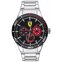 Relógio Masc, Quartzo, Aço Inox, FERRARI 0830589, Prateado