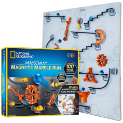 Conjunto de construção STEM Labirinto 100 Peças Para Crianças a Partir de 8 Anos, NATIONAL GEOGRAPHIC, Azul