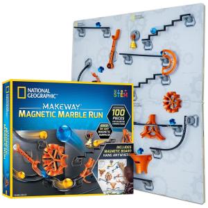 Conjunto de construção STEM Labirinto 100 Peças Para Crianças a Partir de 8 Anos, NATIONAL GEOGRAPHIC, Azul