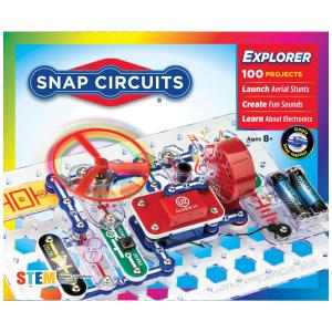 Snap Circuits Jr. SC-100 – Kit Educacional de Eletrônica com Mais de 100 Projetos para Crianças a Partir de 8 Anos