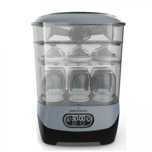 Esterilizador a Vapor e Secador de Mamadeiras Universal com Filtro HEPA, 110V, Baby Brezza, Ardósia