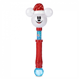 Varinha de Neve com Luz e Som Mickey Mouse para Festas Natalinas Disney Store, Multicolorida, 540g