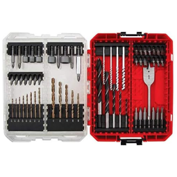 Kit de Brocas 60 Peças com Estojo, CRAFTSMAN CMAF1260, Vermelho