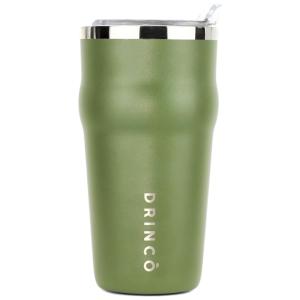 Copo Térmico 600 mL para Cerveja, Café com Isolamento a Vácuo, DRINCO, Verde