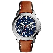 Relógio Masculino Analógico Automático, Couro, FOSSIL FS5210IE, Marrom