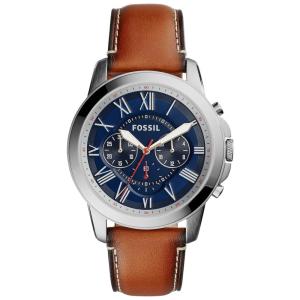 Relógio Masculino Analógico Automático, Couro, FOSSIL FS5210IE, Marrom