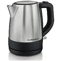 Chaleira Elétrica 1 L, Aço Inoxidável, 110v, HAMILTON BEACH 40998, Prateado