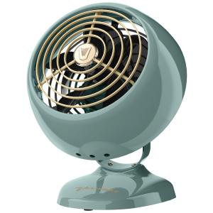 Ventilador Metálico VFAN Mini Clássico Circulador de Ar Vortex e 2 Velocidades, petróleo, VORNADO CR1 0282 17, Azul petróleo
