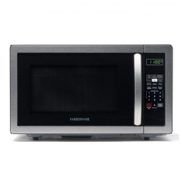 Micro Ondas de Bancada em Aço Inoxidável 31L com 6 Programas e Trava para Crianças, 110V 1000W, Farberware, Prata