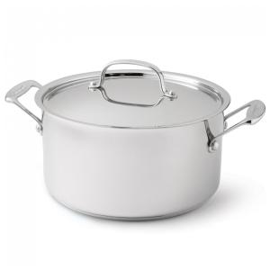 Panela Profissional Clássica 6 Litros com Tampa em Aço Inoxidável, Cuisinart 744 24