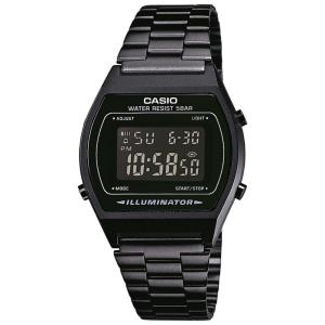 Relógio Unissex Vintage, CASIO B640WB 1BEF, Preto