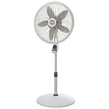 Ventilador Pedestal com Controle Remoto e 3 Velocidades, 110V 18W, Lasko, Branco