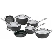 Conjunto de Panelas Antiaderentes, Peças, CUISINART GG 12, Preto
