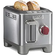 Wolf Gourmet Torradeira 2 Fatias, Configurações de Bagel 900W 110V