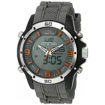 Relógio AnHomem Maclino Metal Qartzo Caal Eportivo, escuro, escuro, U.S. POLO ASSN. US9536, Cinza escuro