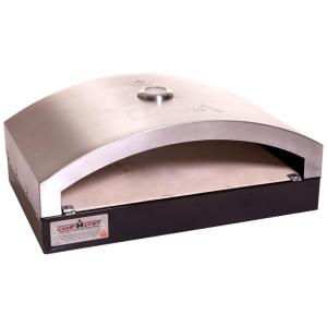 Artisan Forno de Pizza para Churrasqueira ou Fogão Portátil, Aço Inox, CAMP CHEF PZ90, Prateado