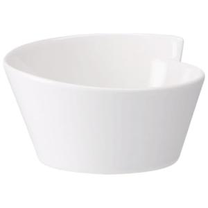 Tigela Elegante e Sofisticada com Capacidade de 460mL, Material de Porcelana e Formato Redondo Curvo, Villeroy Boch, Branca