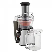 Centrífuga de Frutas com 2 Velocidades e Calha Larga, 110V 900W, Oster JusSimple, Prata e Preto