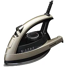 Ferro de Passar á Vapor Multidirecional com Controle de Temperatura e Base de Cerâmica, 110v, PANASONIC NI W810CS, Dourado