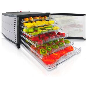 Desidratador de Alimentos 6Trays 800W, NUTRICHEF PKFD52, Preto