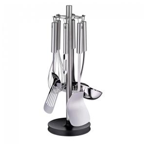 Conjunto de Utensilios de Cozinha com Cromagem em Aço Inoxidável, 7 Peças, WMF