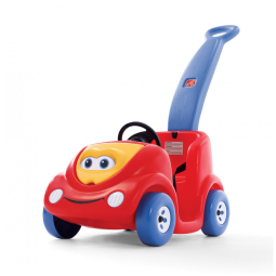Carrinho Infantil de Empurrar, Com Cinto de Segurança e Buzina, Suporta Até 22 kg, Para Crianças de 1,5 a 4 Anos, Step2 Buggy, Vermelho